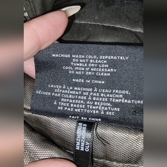 Marc New York Andrew Marc Men's OliveBrown Military Jacket Size XL - Picture 12 of 12